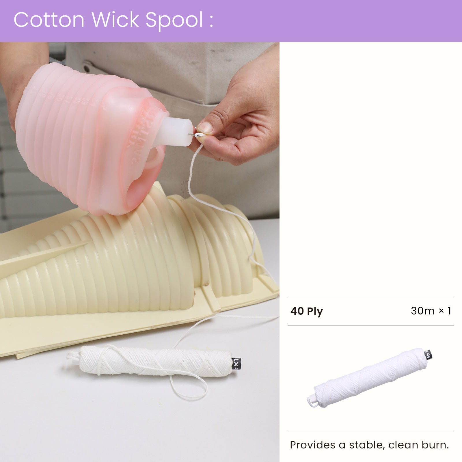 Academia Design de Velas × Boowan Nicole | Advent Candle Mold