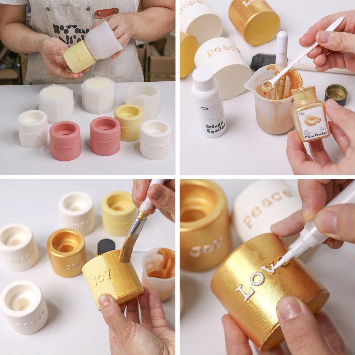 Advent Blessings Quartet Candle Holder Mold CollectionCandle Holder MoldSH1295