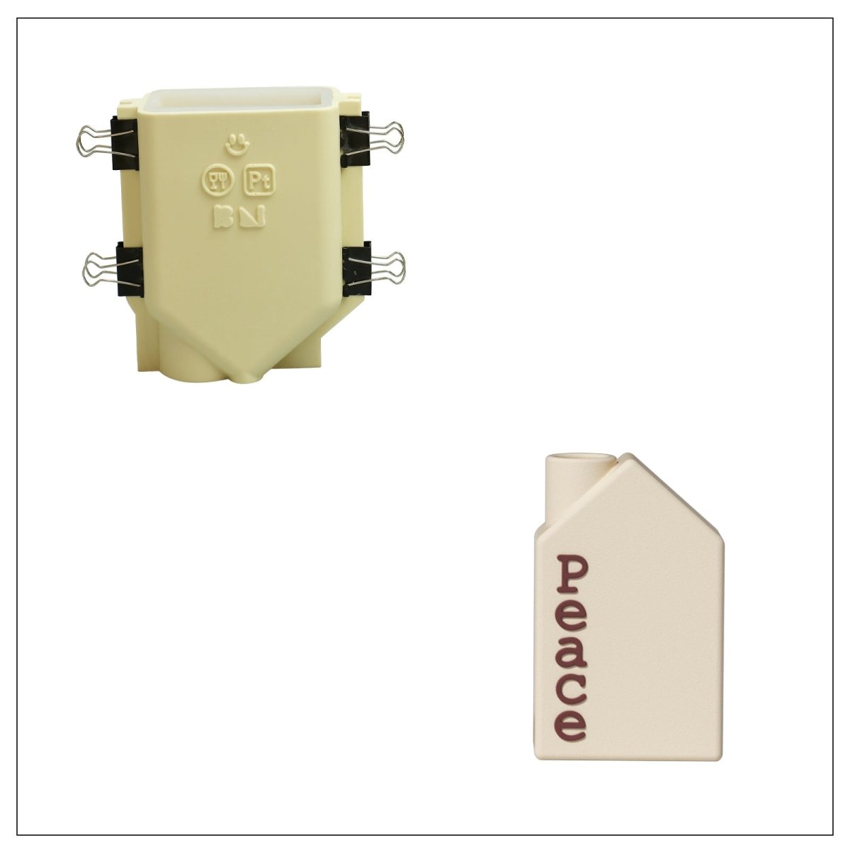 Advent Cottage Candle Holder Silicone Mold CollectionCandle Holder MoldSH1308