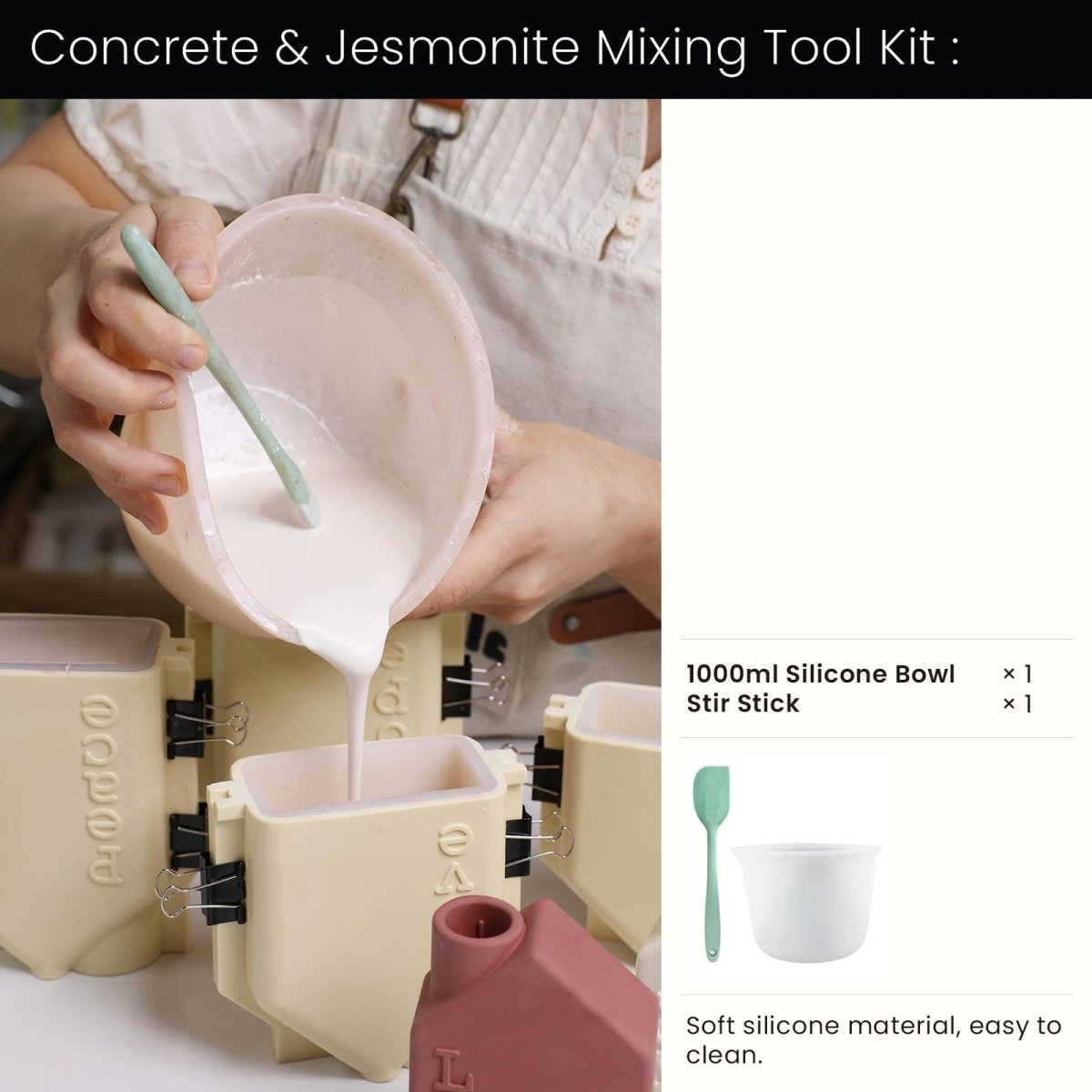 Advent Cottage Candle Holder Silicone Mold CollectionCandle Holder MoldA0523