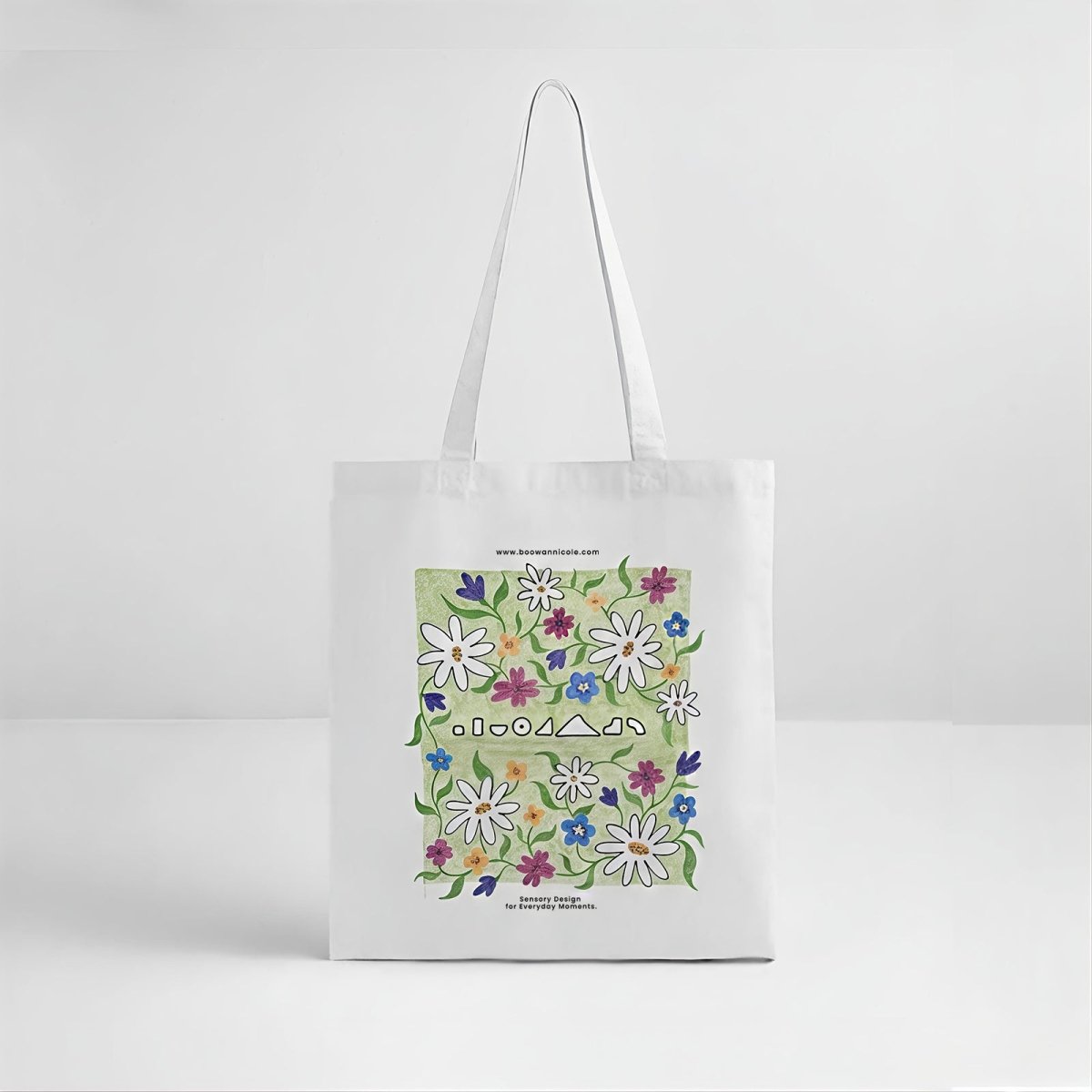 Artist Hand - Painted Canvas Tote Bag —— Wild GrowthBagsK060