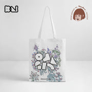 Artist Hand - Painted Canvas Tote Bag —— The GardenBagsK063