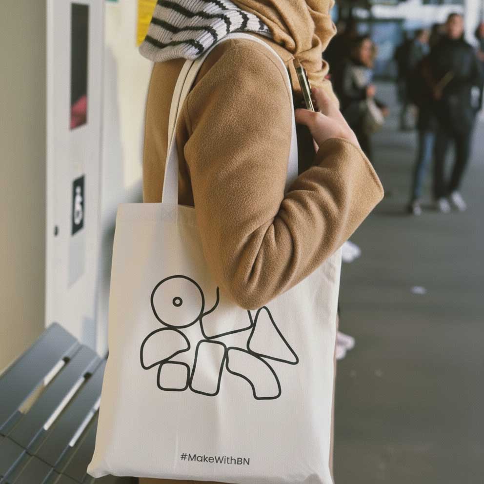 BN Canvas Tote BagBagsK0036