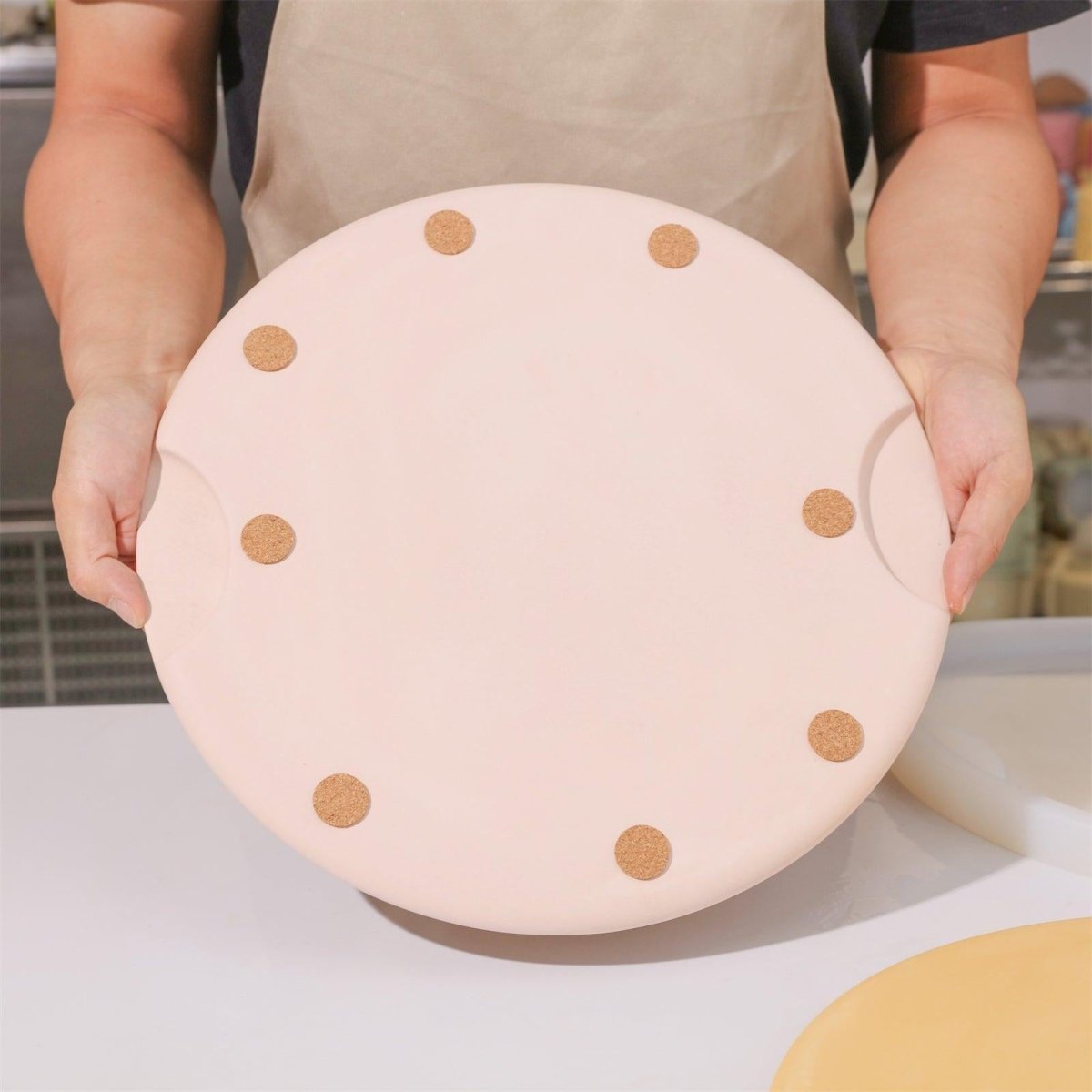 Easy Grip Round Large Tray Silicone MoldTray MoldSH1066+(A315*16)