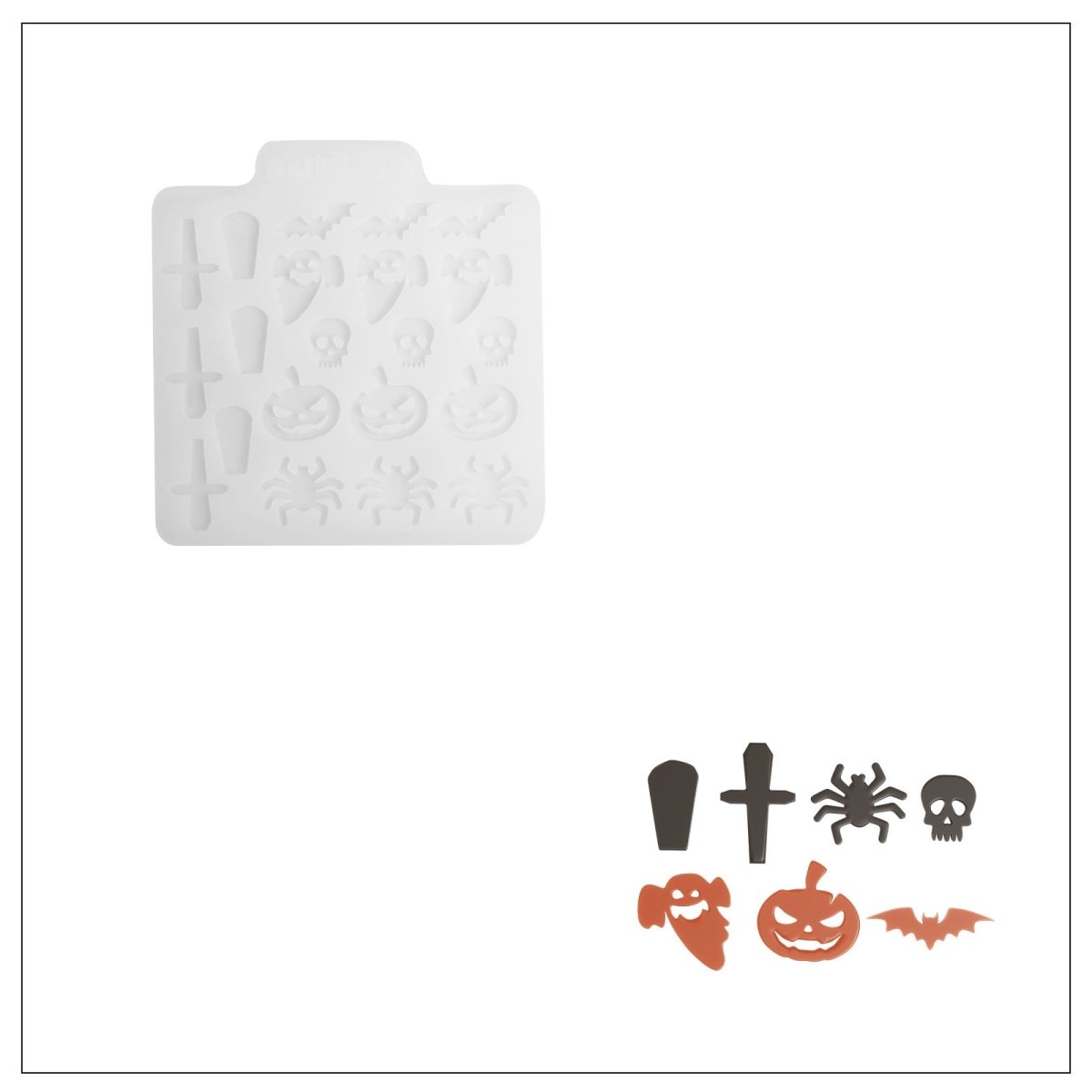 Buy Boo-tiful Halloween Wax Embeds Silicone Mold - Boowan Nicole