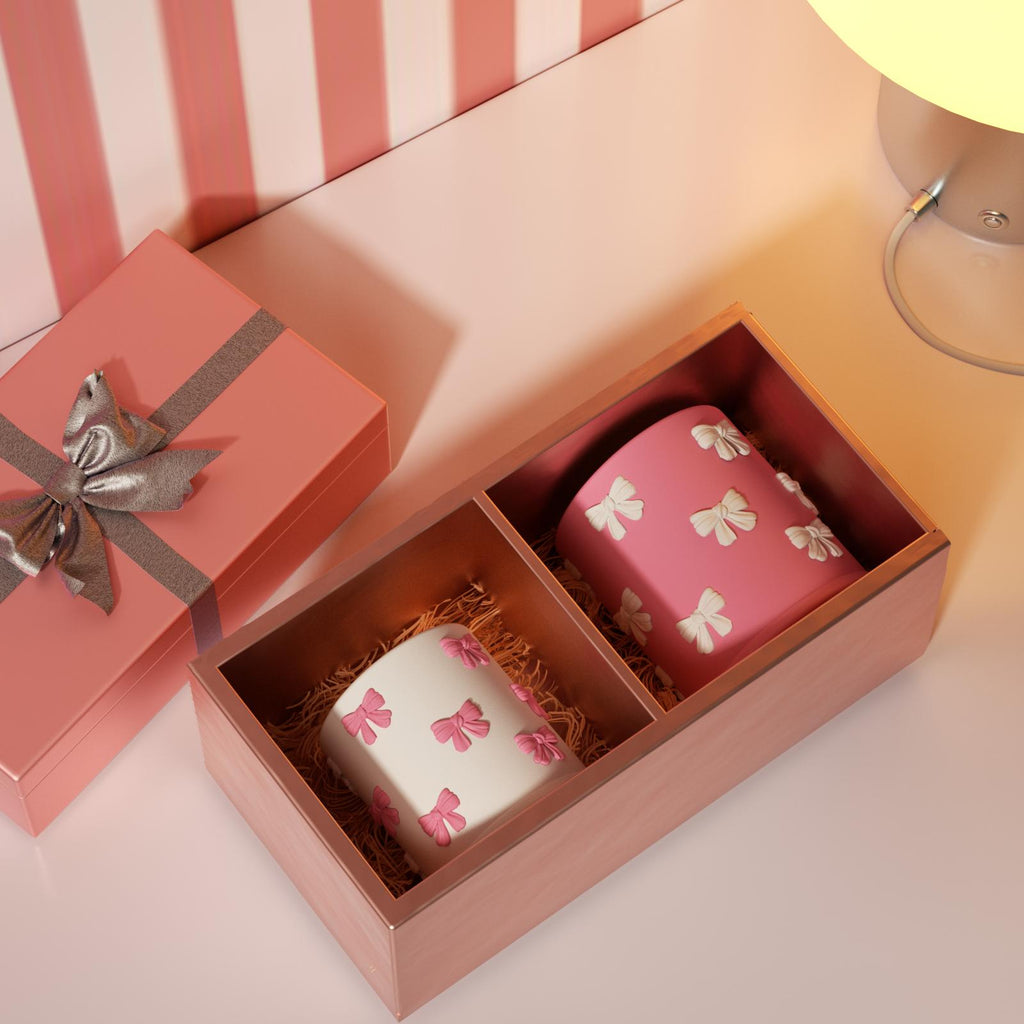 Handmade Bow Candle Jars - Perfect Gift Choice for Family and Friends-Boowan Nicole