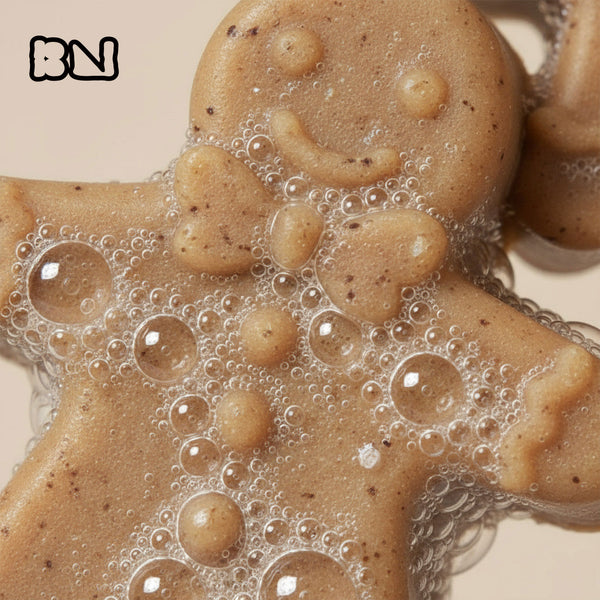 Bubbly Gingerbread Parade Cluster Soap Silicone Mold