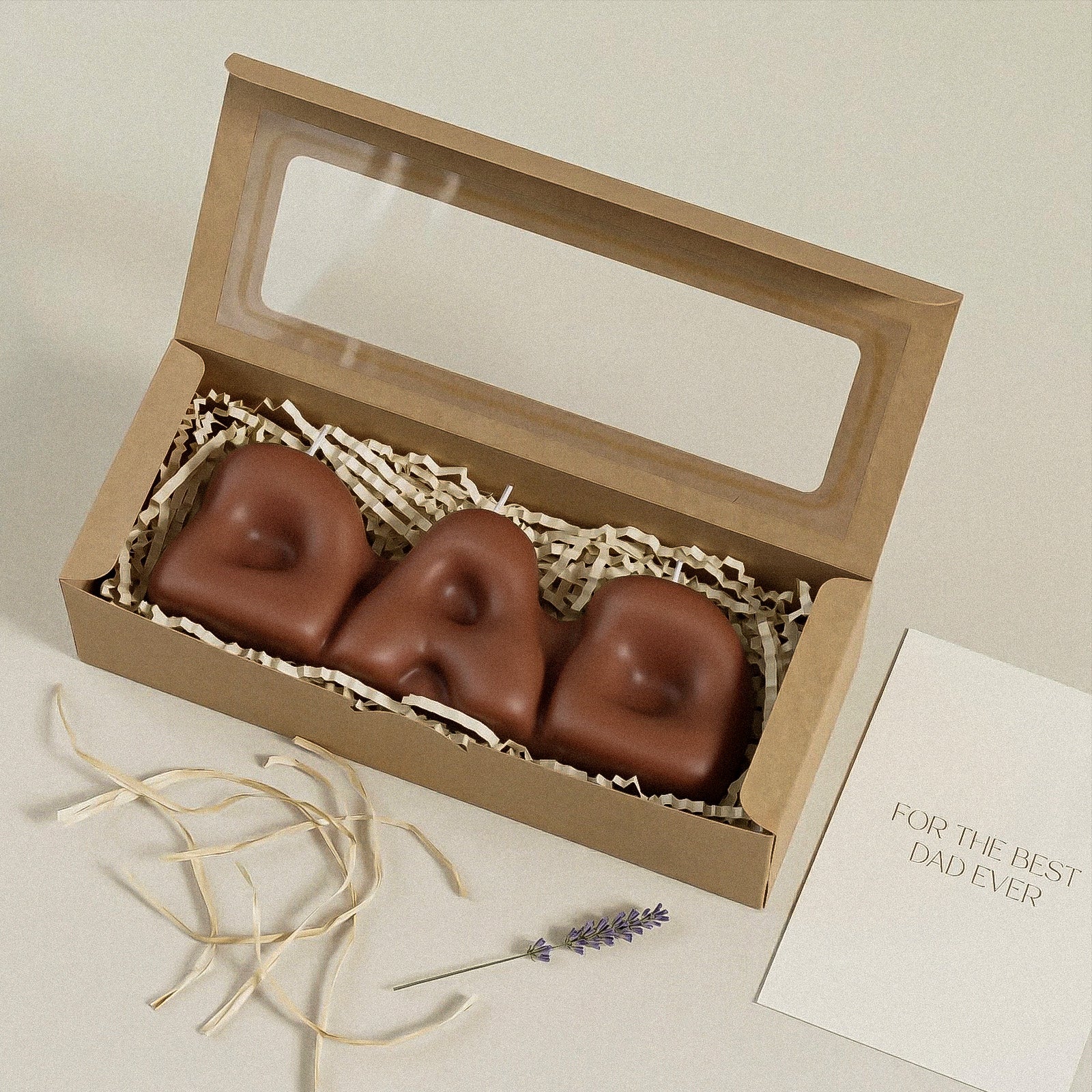 Bubbly DAD Word Candle Silicone Mold