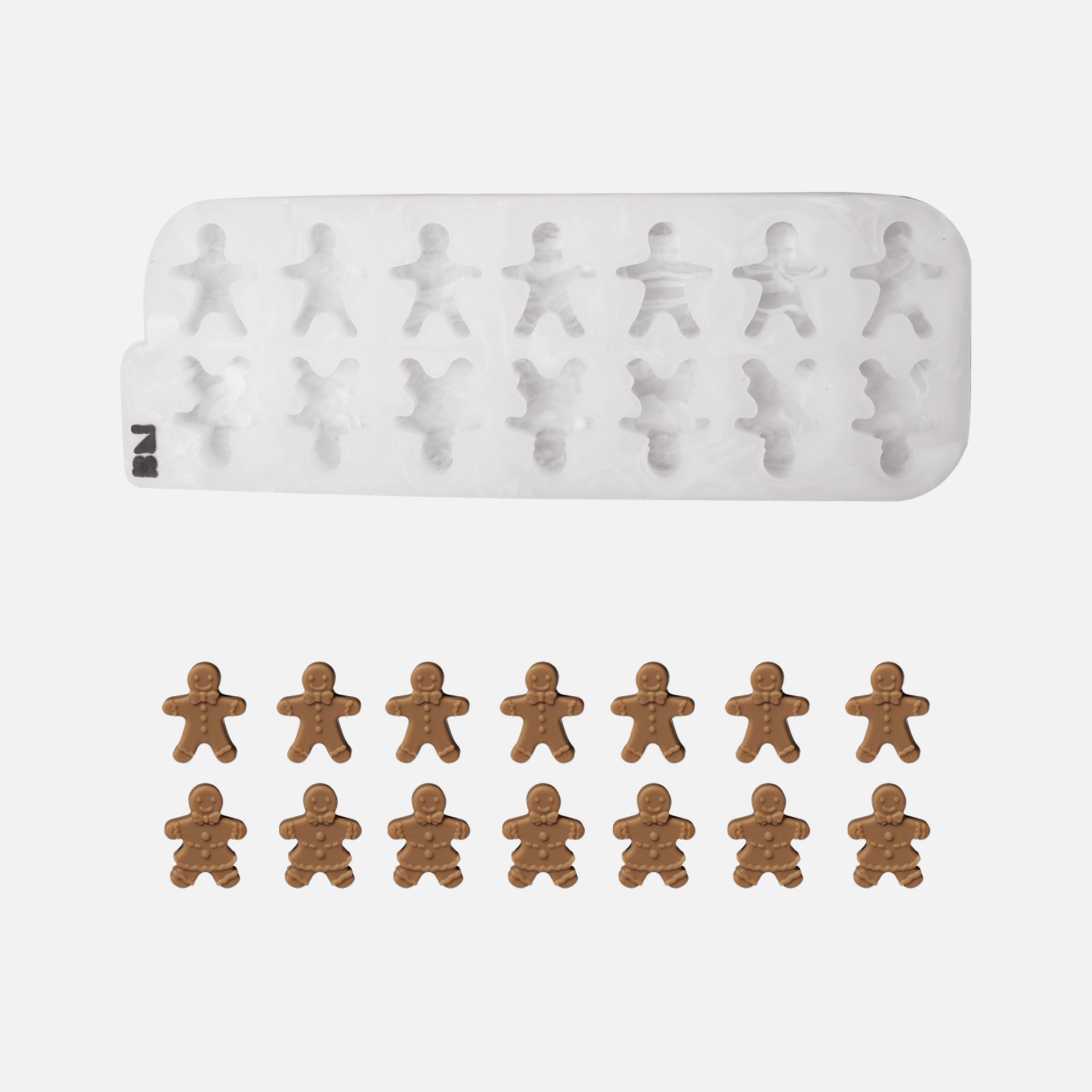 Silikonform für Seifenblasen-Lebkuchenparade