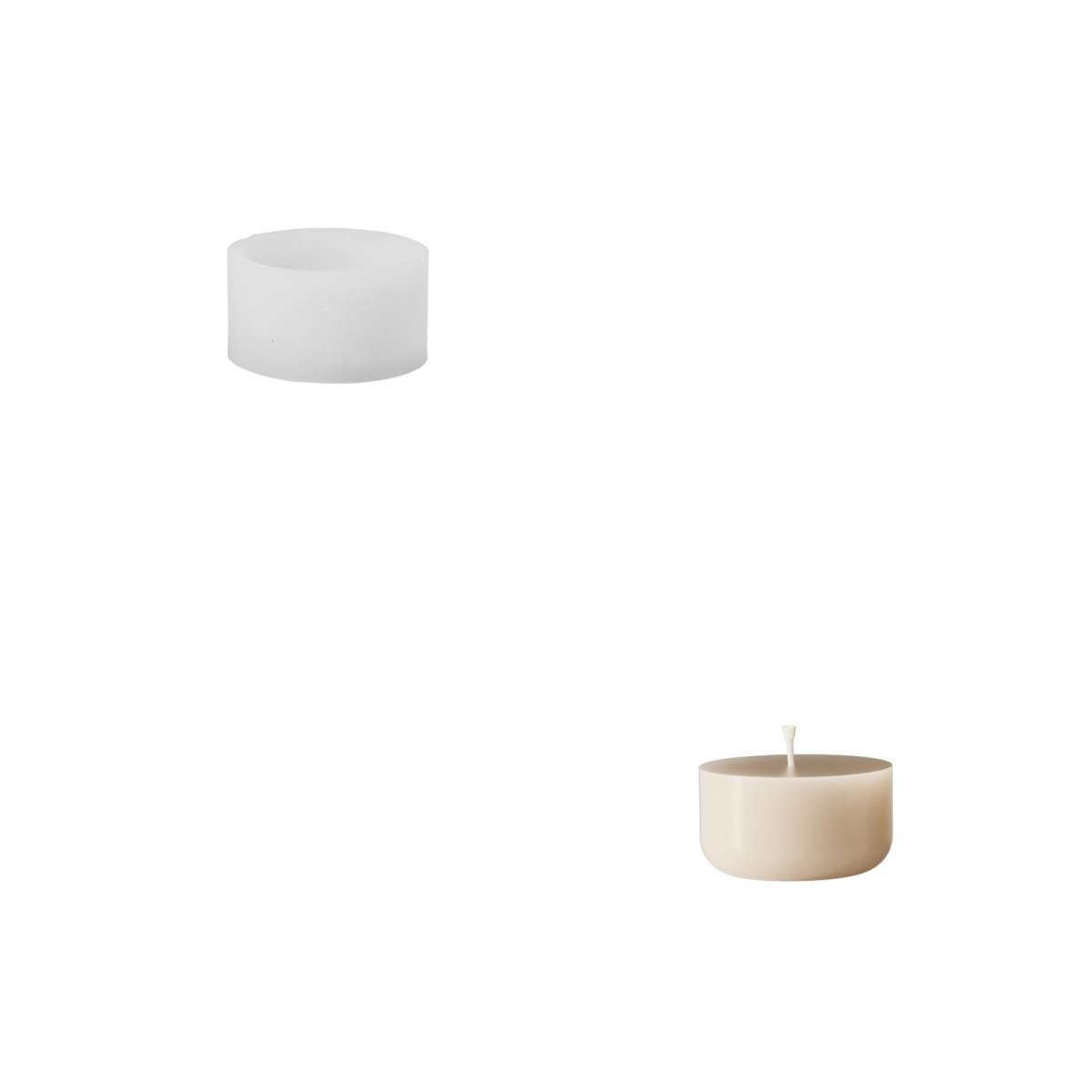 Carousel of Dreams Bauble Candle Jar & Candle Refill Silicone Mold CollectionCandle Jar MoldLZ0956