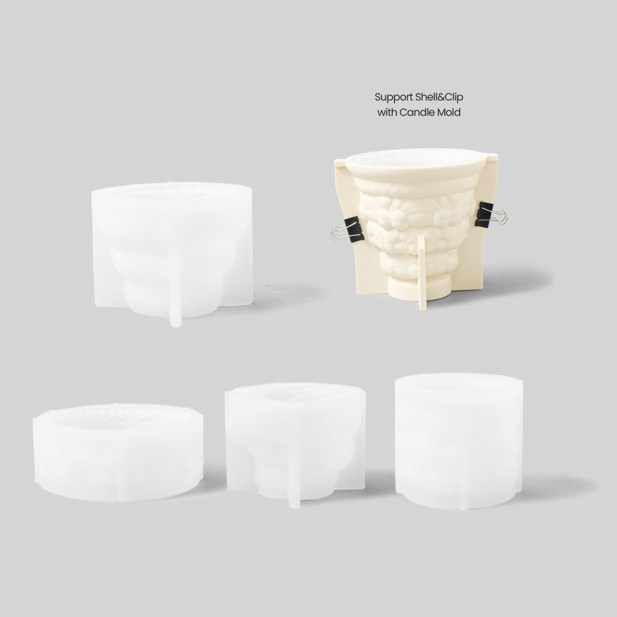 Wedding Cake Candle Silicone Mold Collection3D Candle MoldLZ0813