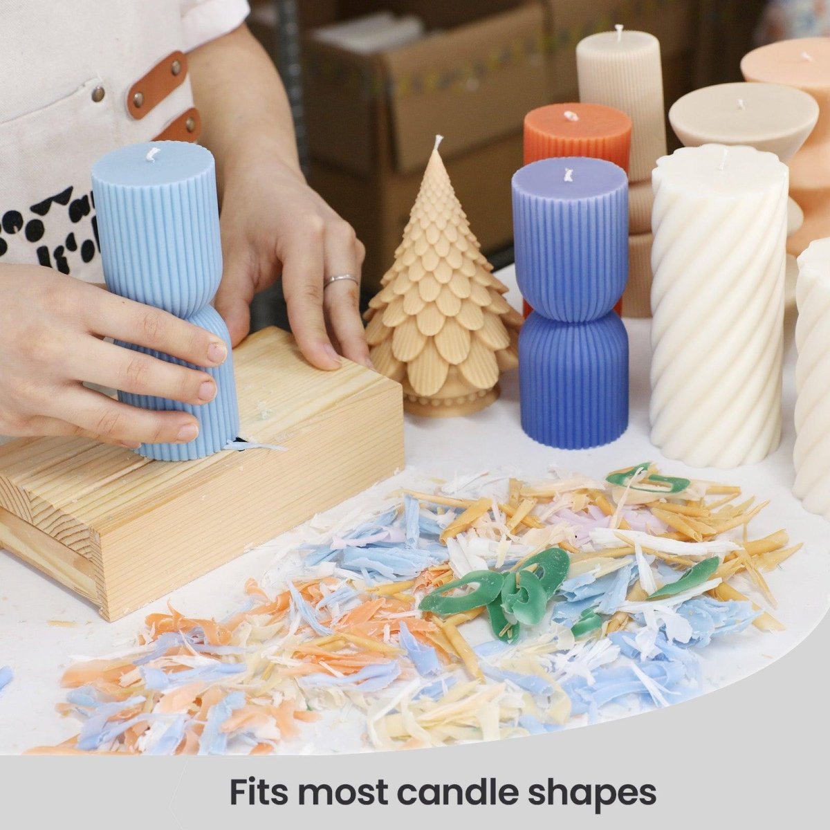 Fits most candle shapes