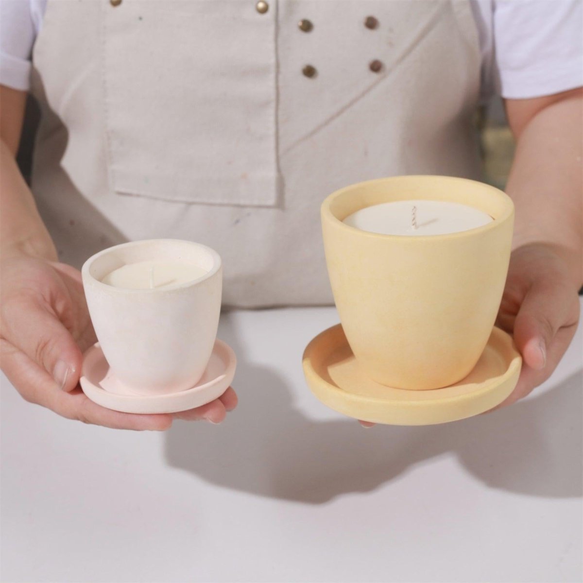 Minimalist Bowl - Shaped Candle Jar Silicone Mold & Candle Refill MoldCandle Jar MoldSH1090-1-2-LZ0715