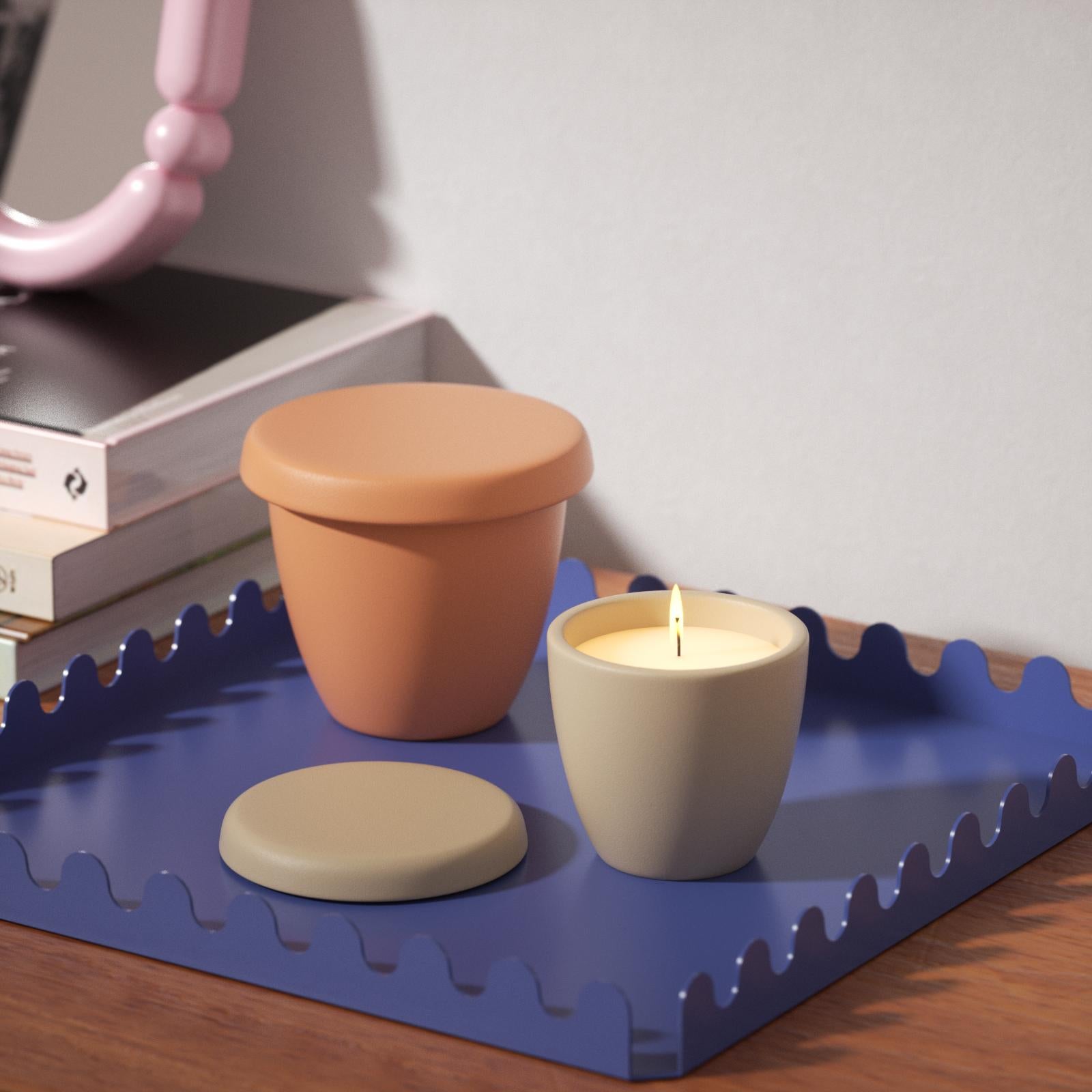 ミニマリストのボウル型キャンドルジャー用シリコンモールド＆キャンドルリフィルモールド