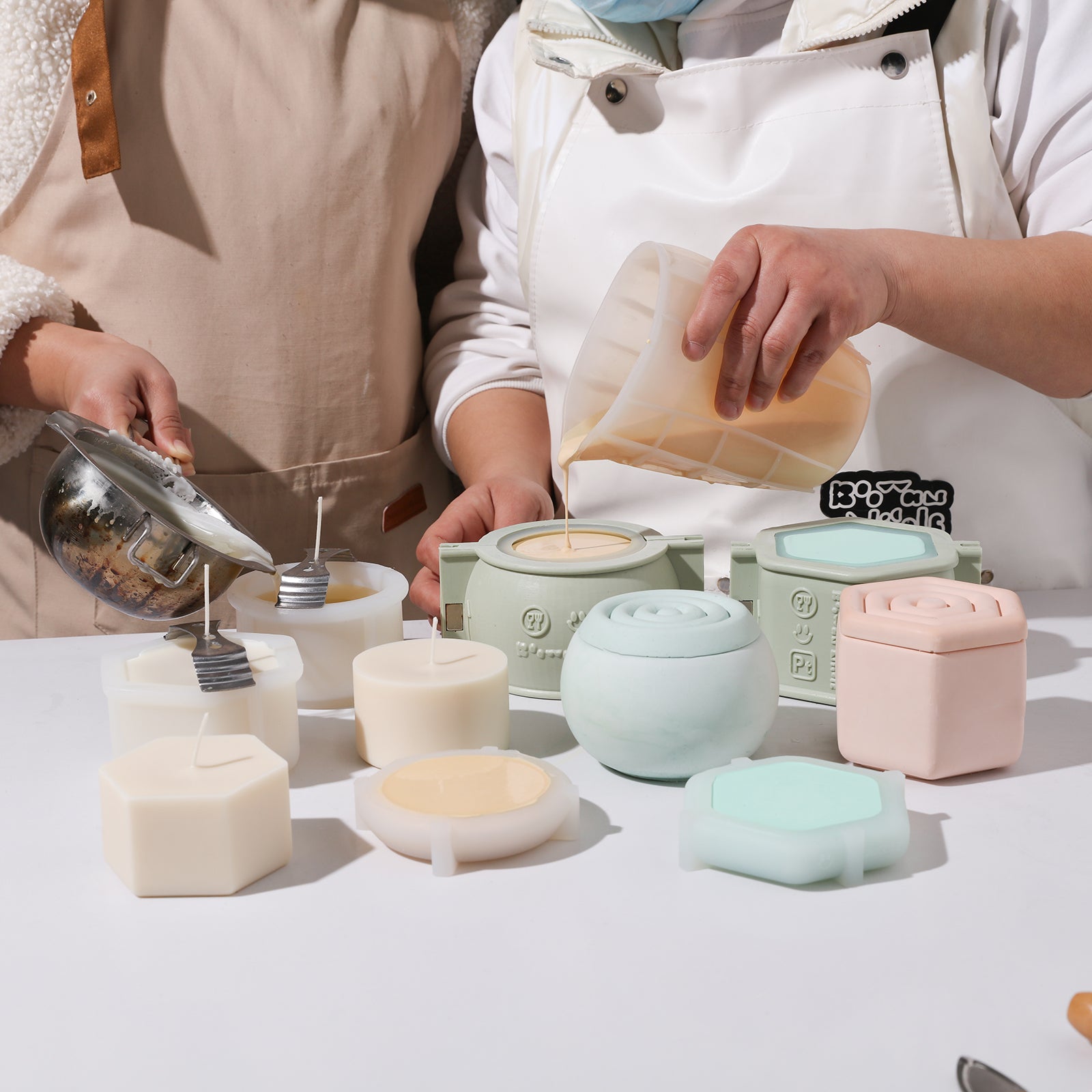 Use silicone molds to create car-shaped plant pots.