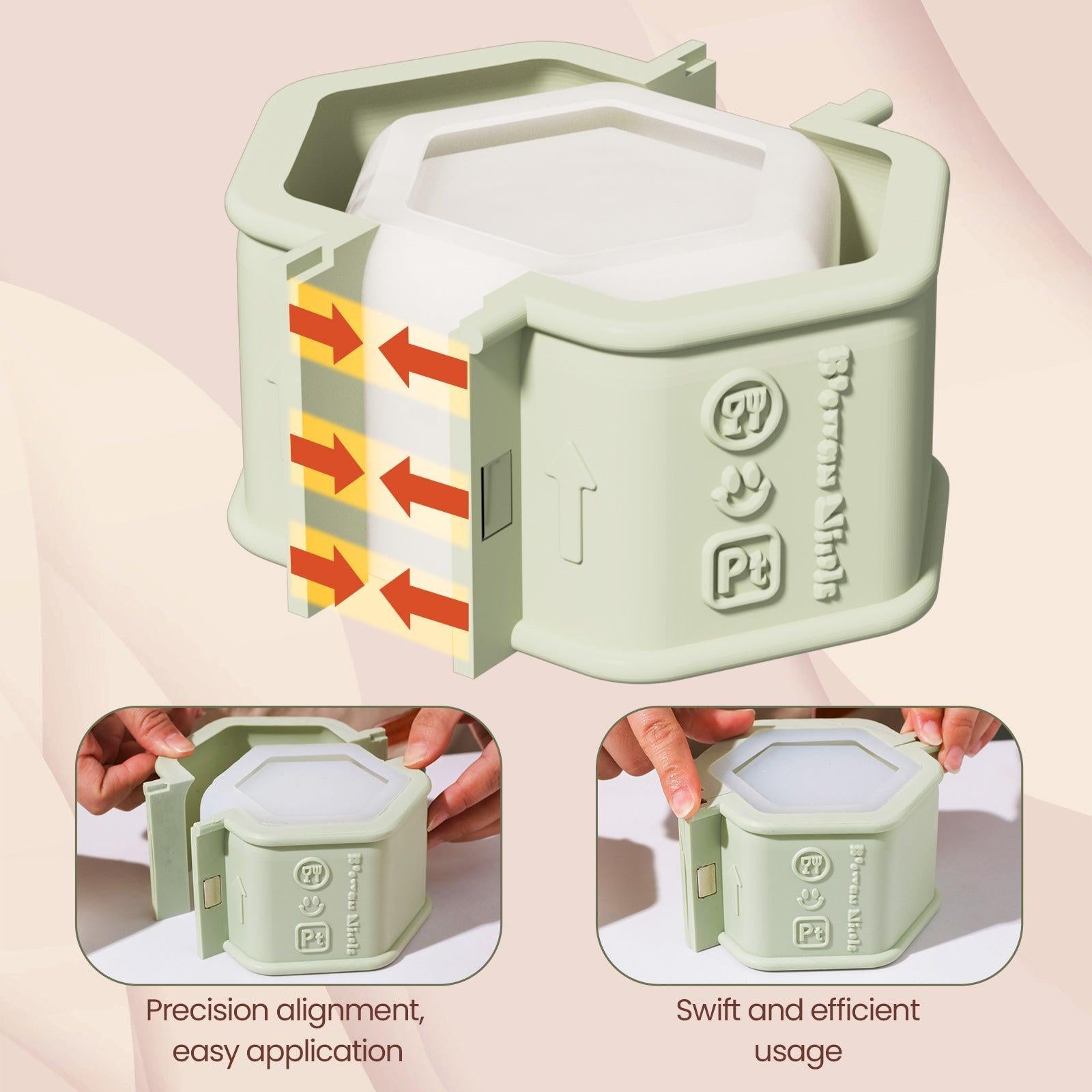 Graphical tutorial on using the magnetic support shell.