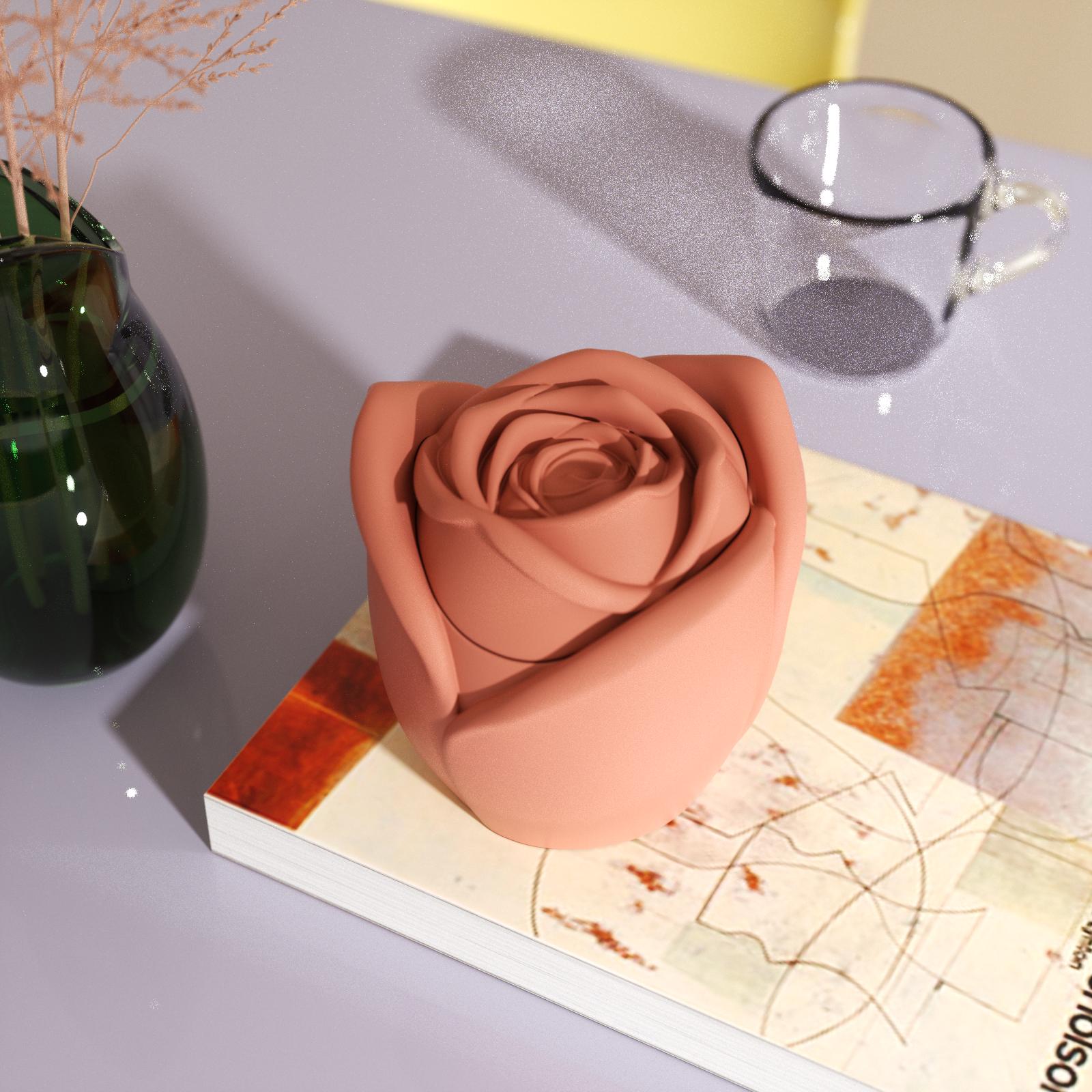 Rose Reverie Candle Jar Silicone Mold With Refill Mold Collection