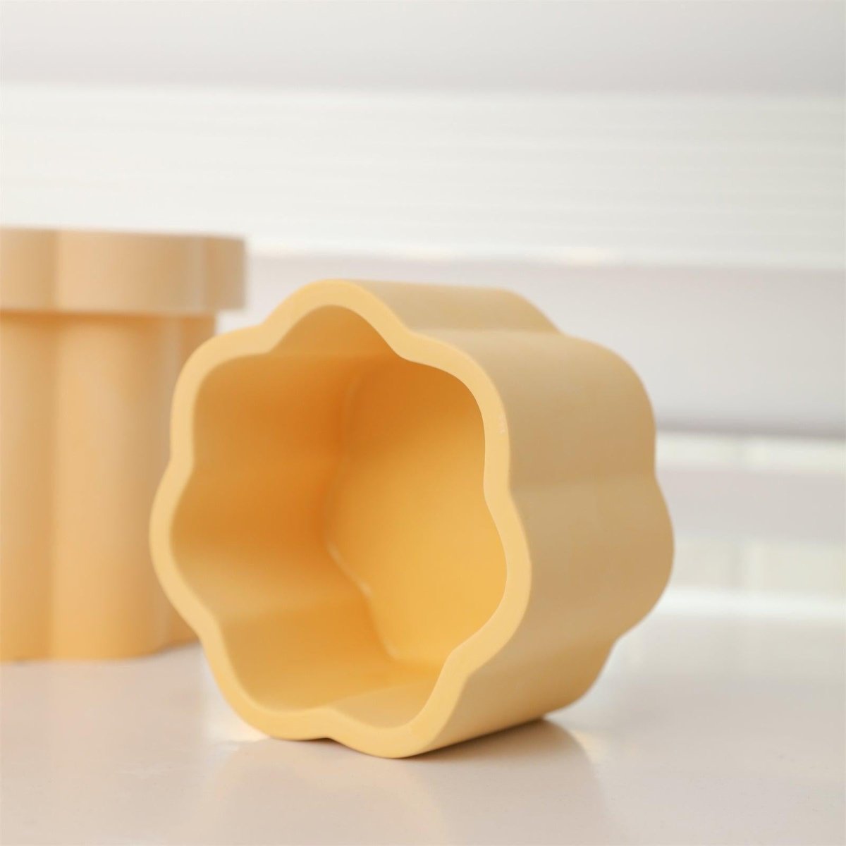 Mini Floral Column Storage Jar Silicone MoldConcrete MoldsSH1085-1-2