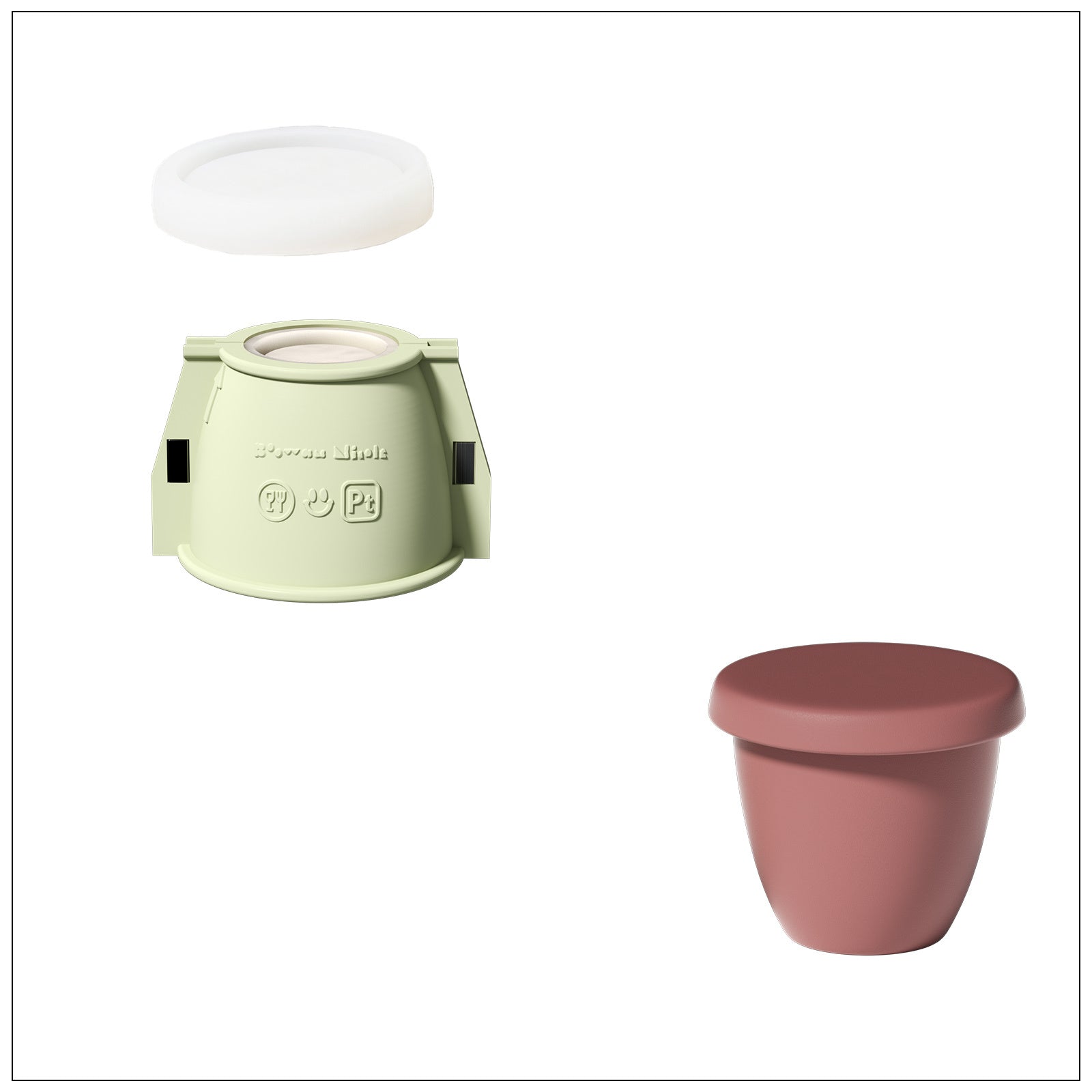 ミニマリストのボウル型キャンドルジャー用シリコンモールド＆9オンスキャンドルリフィル用シリコンモールド