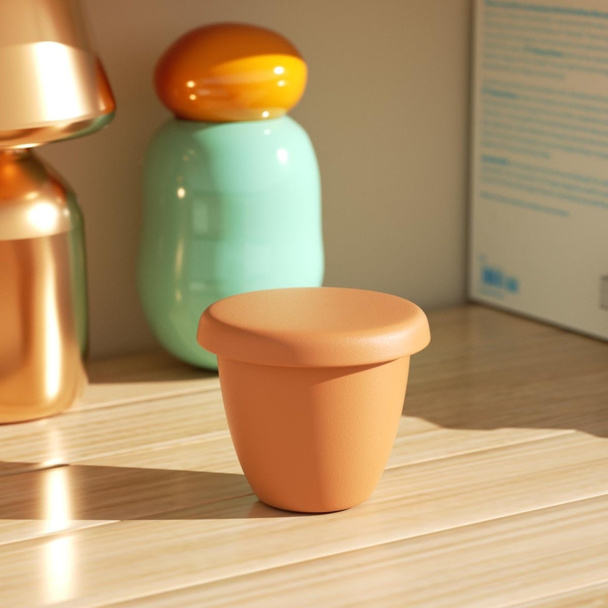 Minimalist Bowl - Shaped Candle Jar Silicone Mold & 9oz Candle Refill Silicone MoldCandle Jar MoldSH1089-1-2