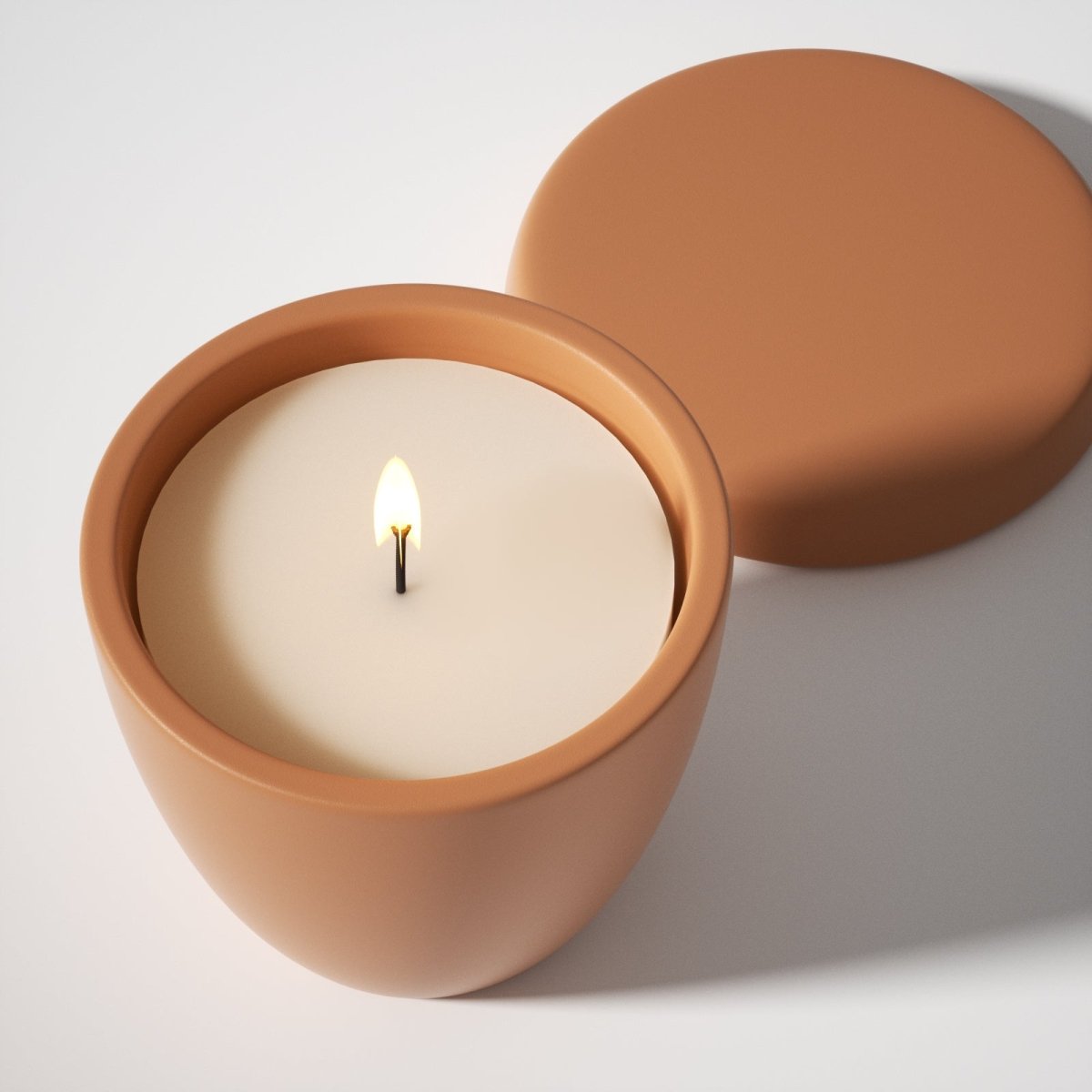 Minimalist Bowl - Shaped Candle Jar Silicone Mold & 9oz Candle Refill Silicone MoldCandle Jar MoldSH1089-1-2