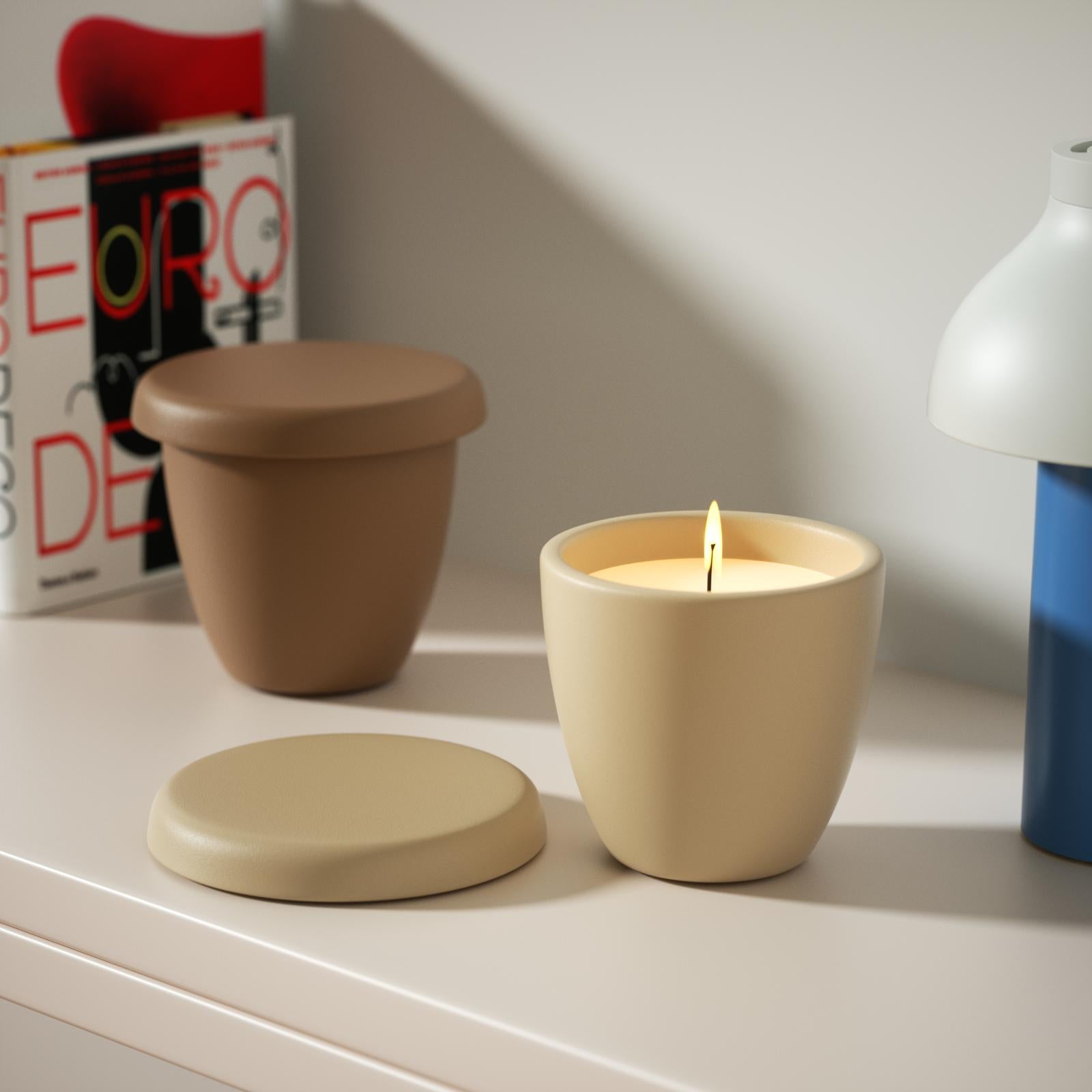 Minimalist Bowl-Shaped Candle Jar Silicone Mold & 3.5oz Candle Refill Silicone Mold