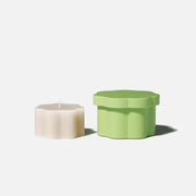 ミニフローラルコラムキャンドルキャンドルジャー 10ozキャンドルリフィル用シリコンモールド