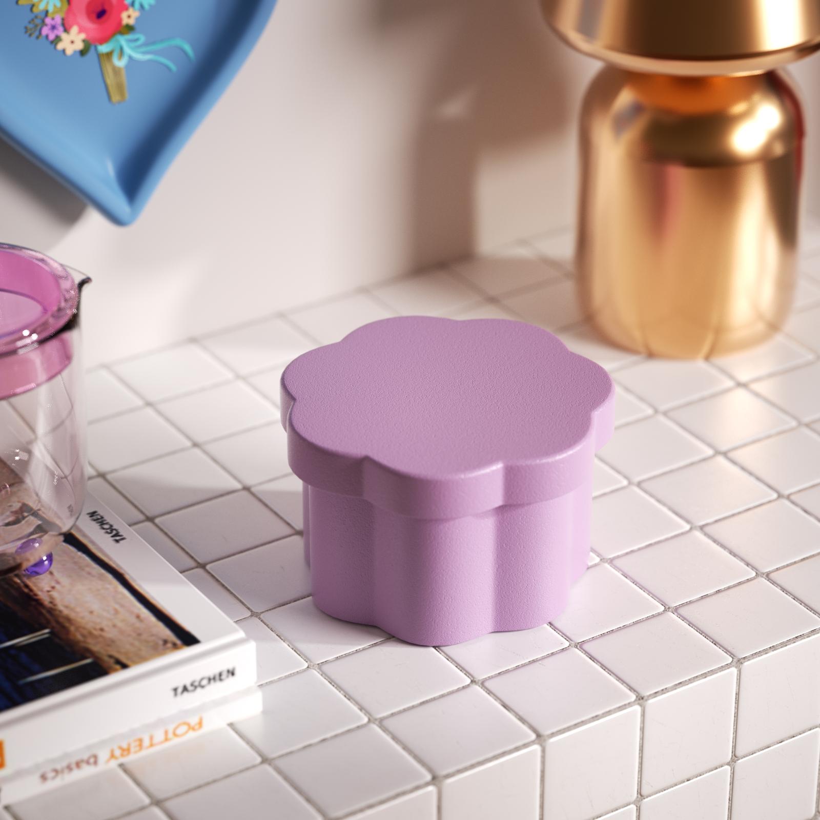 ミニフローラルコラムキャンドルキャンドルジャー 10ozキャンドルリフィル用シリコンモールド