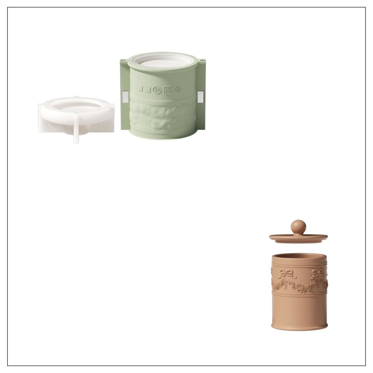 Place order for 9oz Candle Jar Silicone Molds-Boowan Nicole