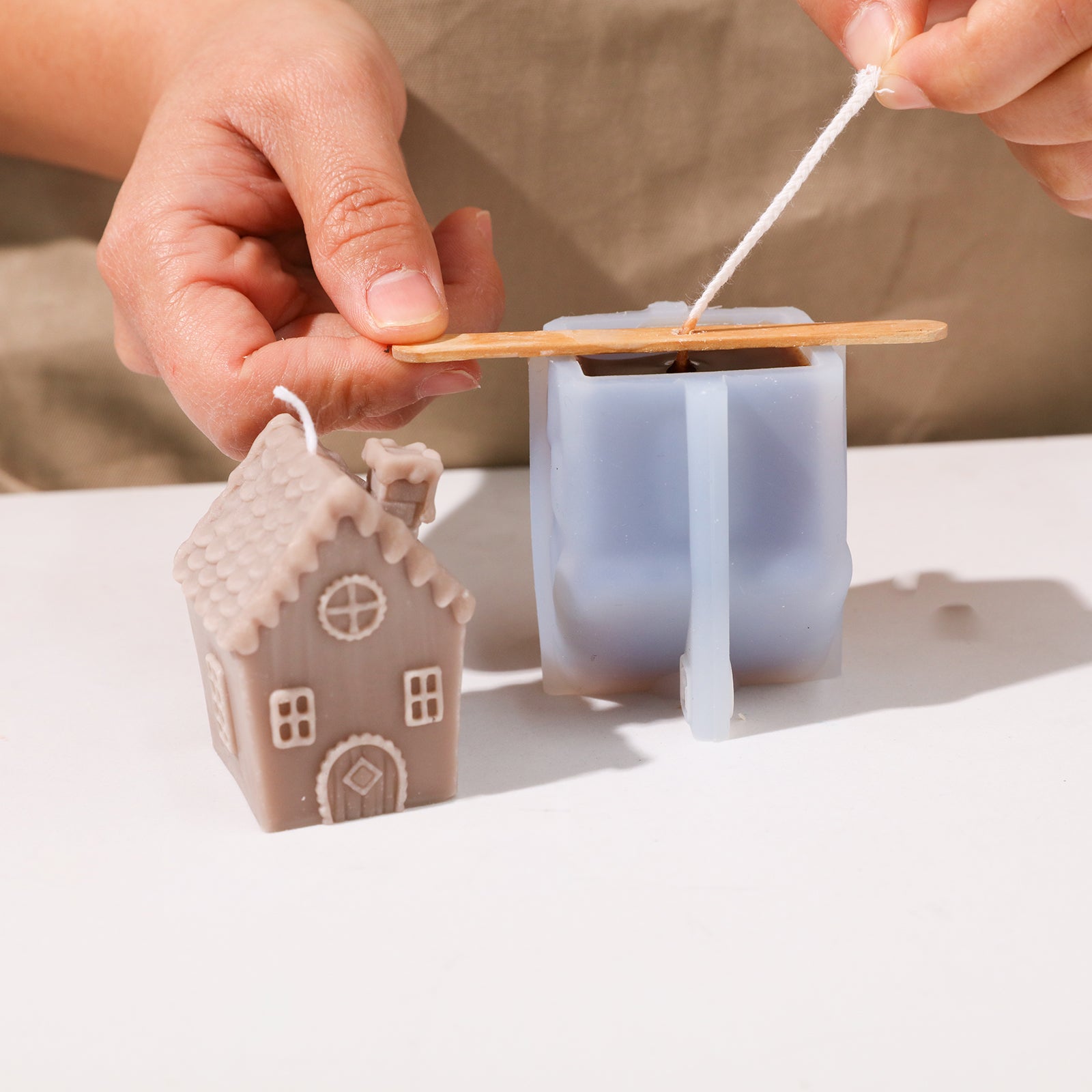 Moule 3D en Silicone pour maison de champignon, boîte de rangement de Moule 3D en Silicone pour maison de champignon, boîte de rangement de