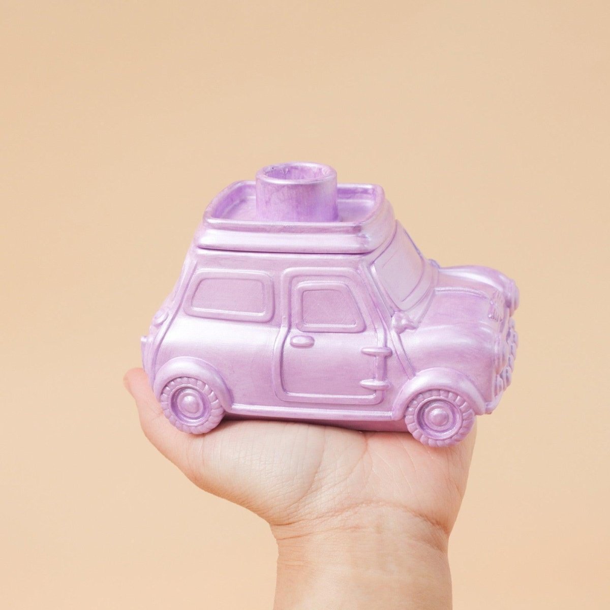 Retro - styled Car - Shaped Multi - Functional Candle Jar & Holder Silicone MoldCandle Holder MoldSH1157-1-2