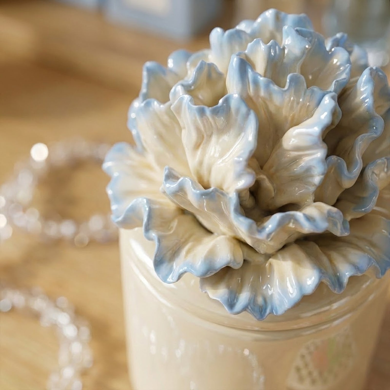 Carnation Blossom Candle Jar Silicone Mold Collection