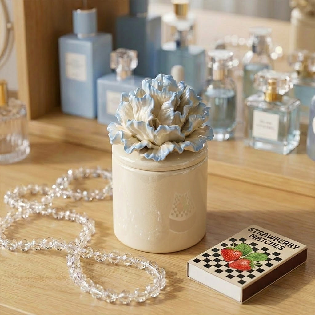 Carnation Blossom Candle Jar Silicone Mold Collection