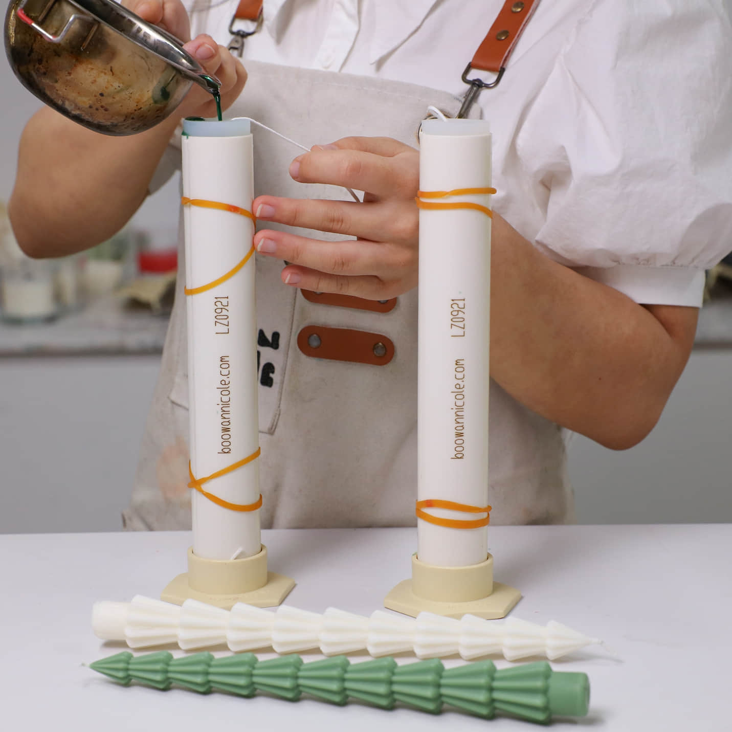 Evergleam Christmas Tree Taper Candle Silicone Mold