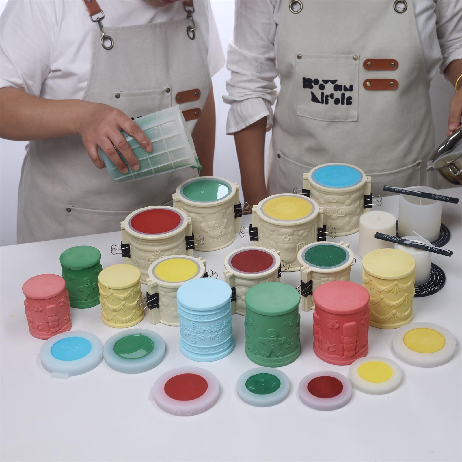 Коллекция силиконовых форм для свечей и наполнителей "Радостные рождественские сказки"