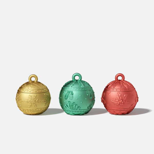 3oz Christmas Charm Bauble Light Candle Jar Silicone Mold