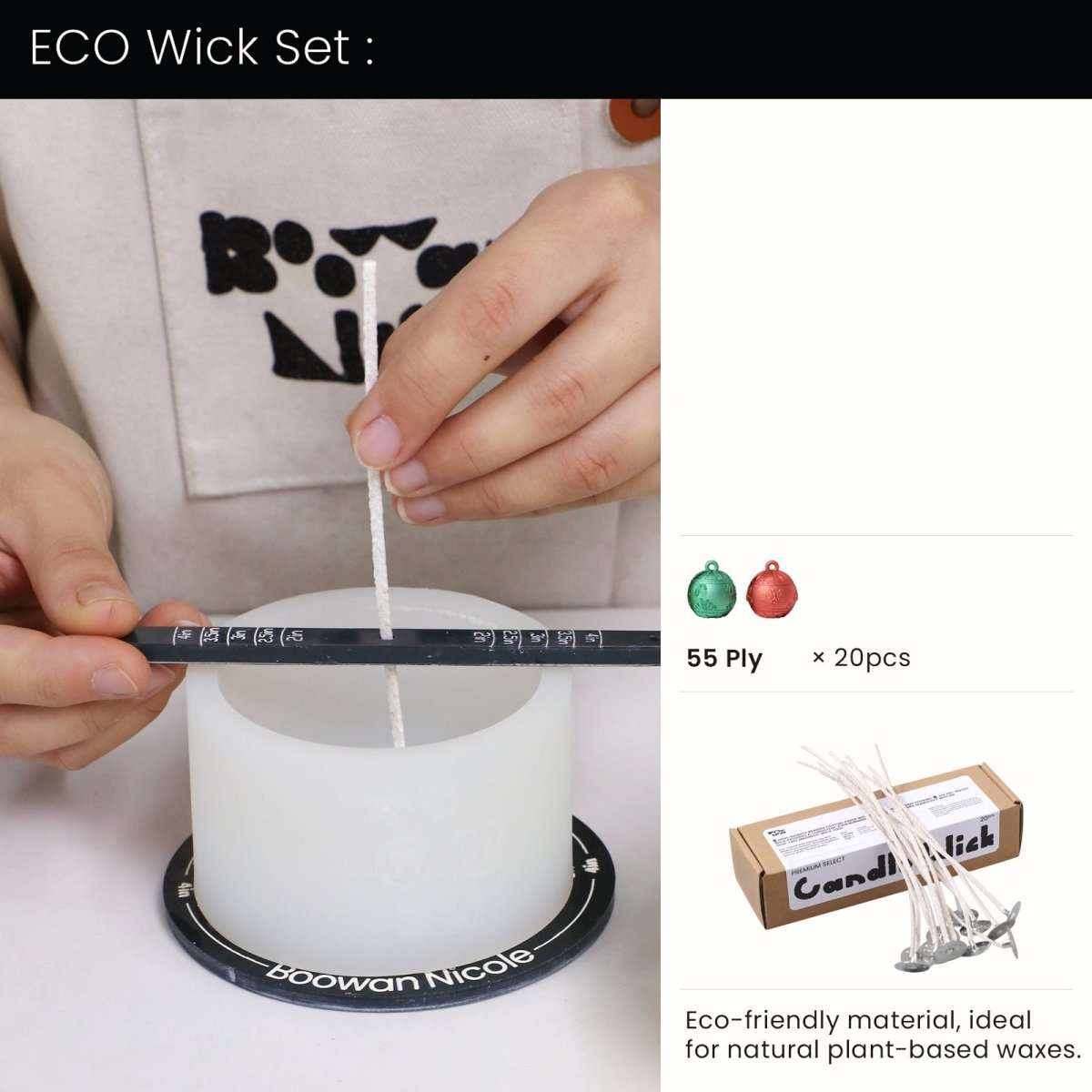 Christmas Charm Bauble Light Candle Jar Silicone MoldCandle Jar MoldA0443