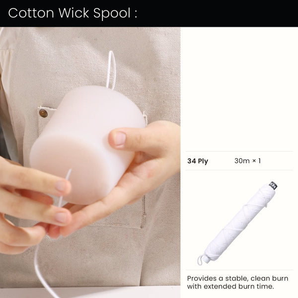 34-lagiger Baumwolldocht