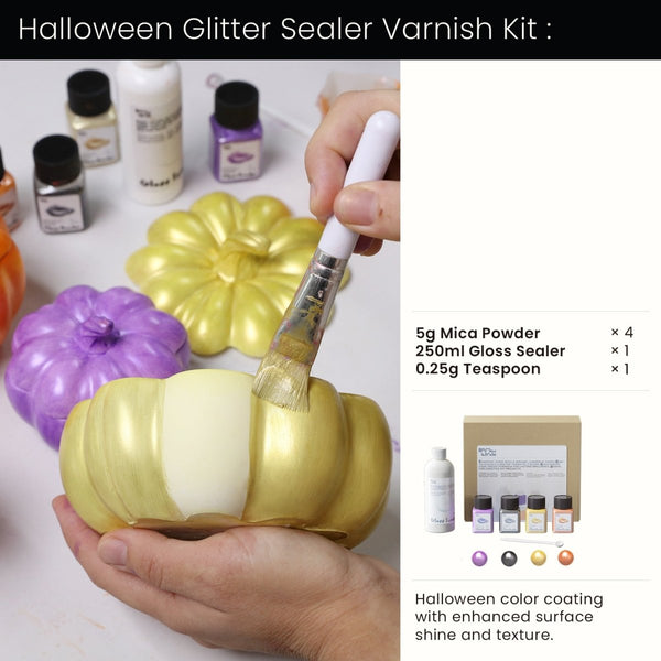 Halloween Glitter Sealer Varnish Kit