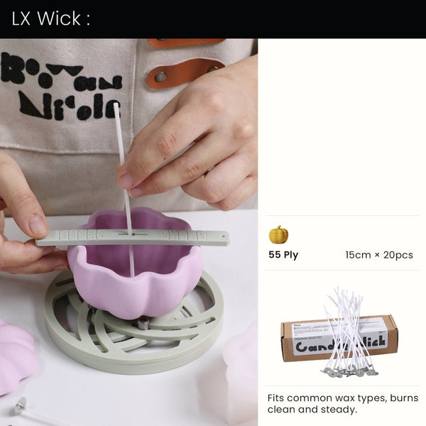 55 Ply LX Wick - for 3.5oz