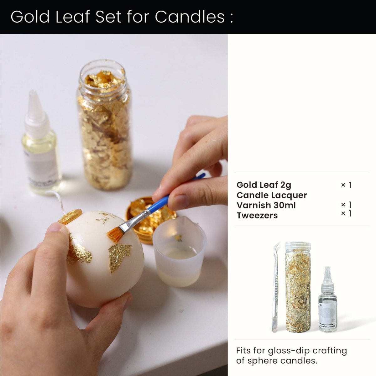 Classic Glow Christmas Bauble Candle Silicone Mold3D Candle MoldA0489+A0490