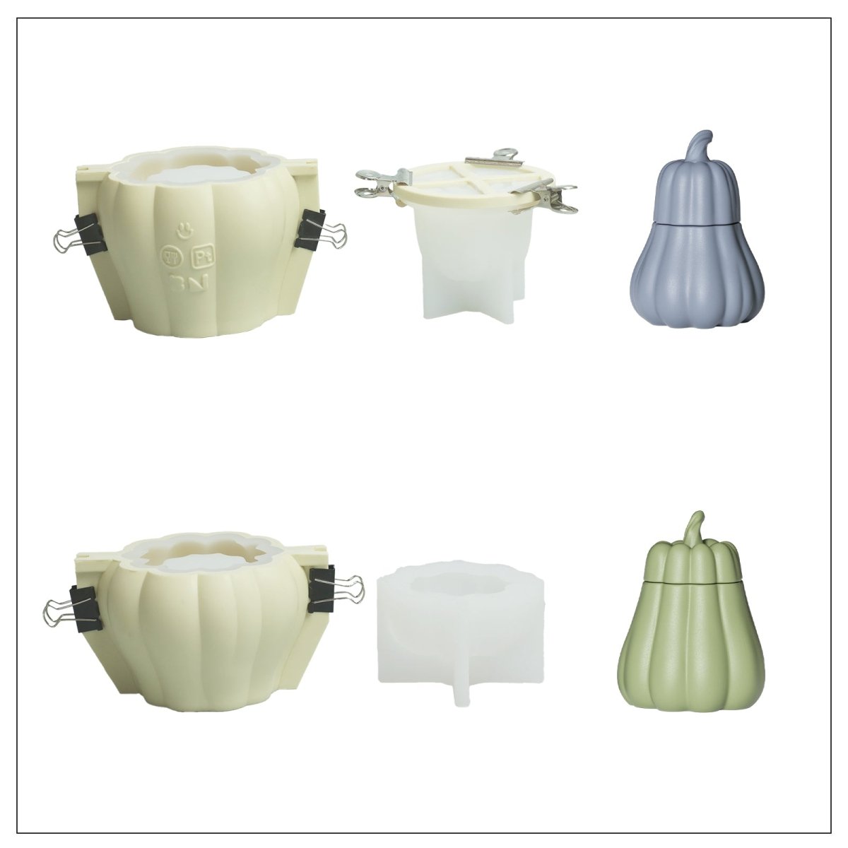 Buy 4oz & 7oz Candle Jar Silicone Mold 