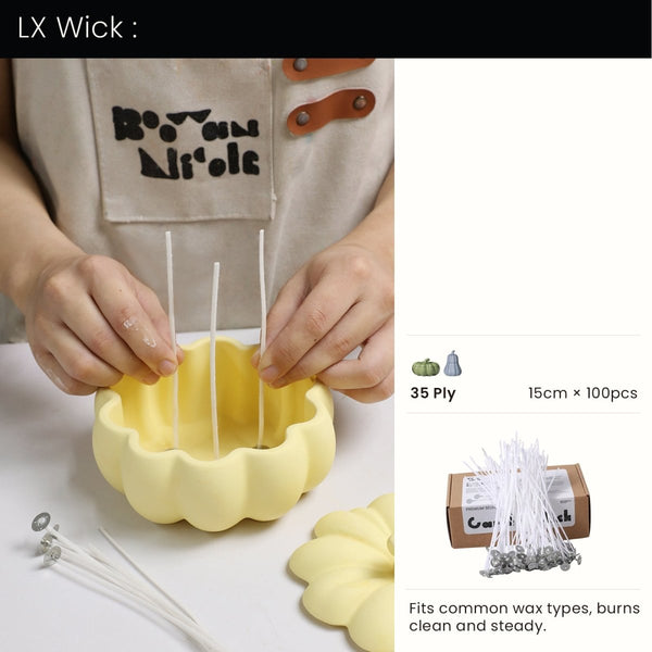 35 Ply LX Wick - for 4oz & 9.5oz