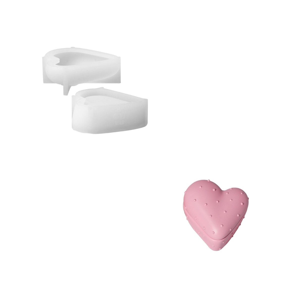 Cloud Heart Candle Jar Silicone Mold CollectionCandle Jar MoldSH1325-1-2