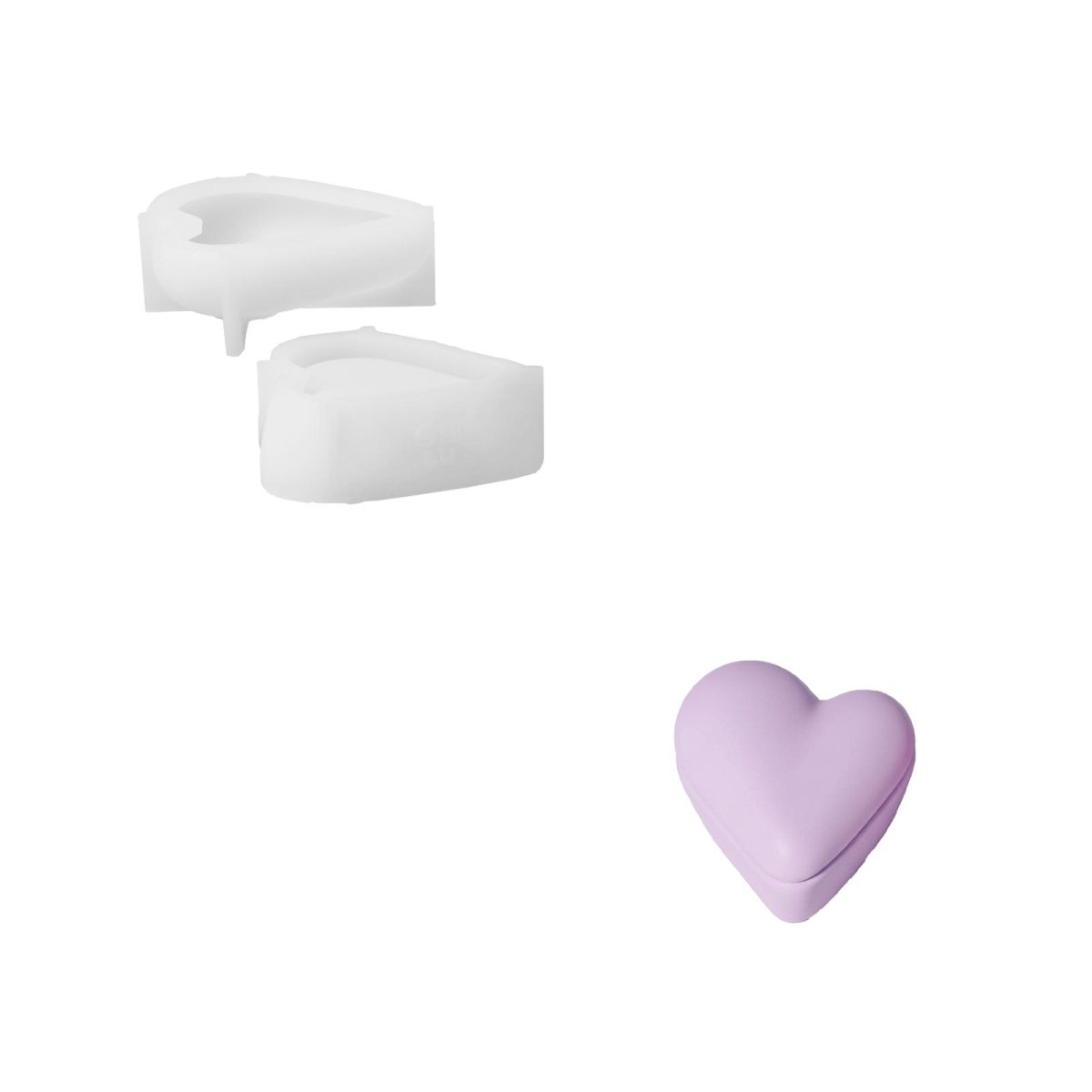 Cloud Heart Candle Jar Silicone Mold CollectionCandle Jar MoldSH1326-1-2
