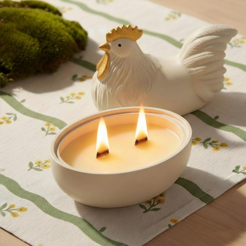 Cluckaroo Easter Candle Jar Silicone MoldCandle Jar MoldSH1377-1+SH1377-2