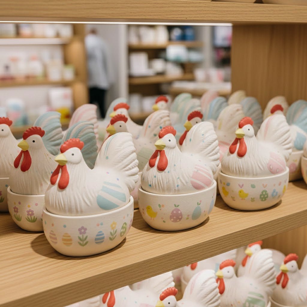 Cluckaroo Easter Candle Jar Silicone MoldCandle Jar MoldSH1377-1+SH1377-2