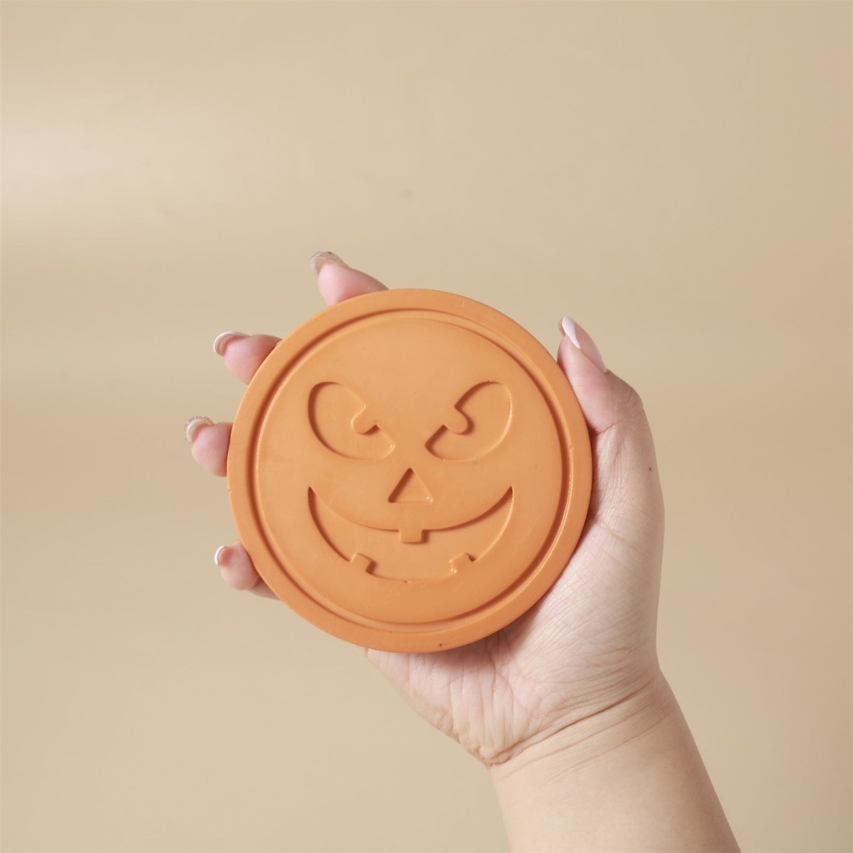 Jack - O' - Lantern Faces Coaster Silicone Mold CollectionCoaster MoldSH1093+(A0317)