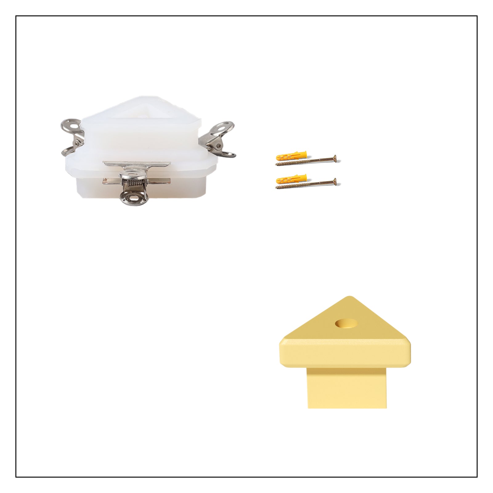 Triangle Wall Cloth Coat Hook Silicone Mold