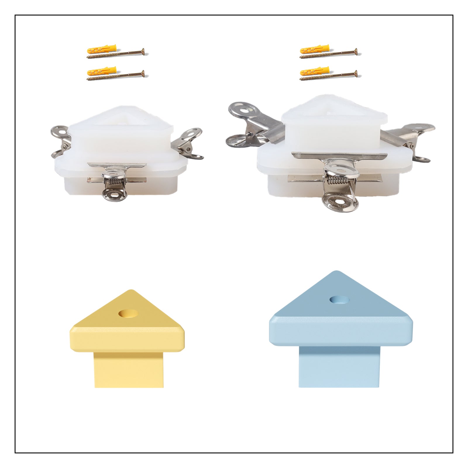 Triangle Wall Cloth Coat Hook Silicone Mold